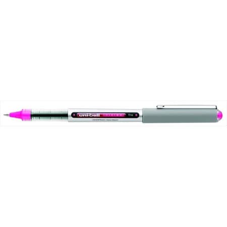 Uni-Ball Uni-ball 002903 Vision Waterproof Rollerball Pen; 0.7 Mm. Fine Tip; Passion Pink 2903